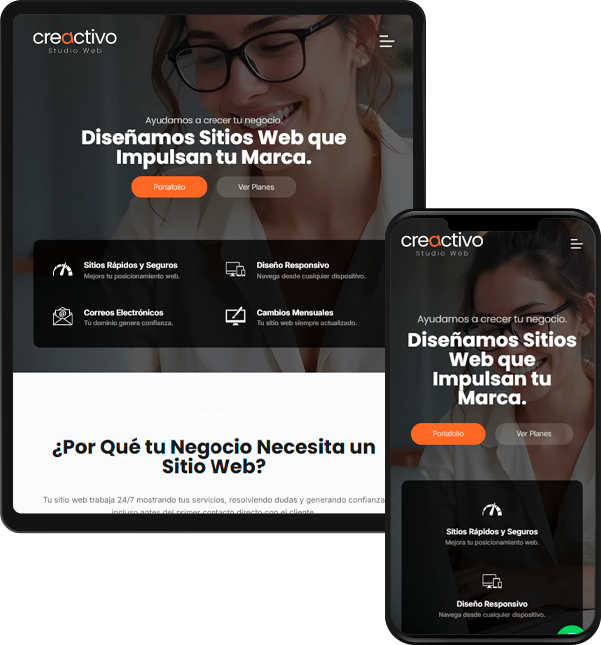 Tu sitio web desde todos los dispositivos